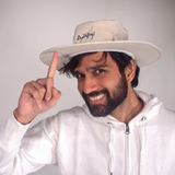 100 % Cotton Adiyogi Sun Hat - Beige