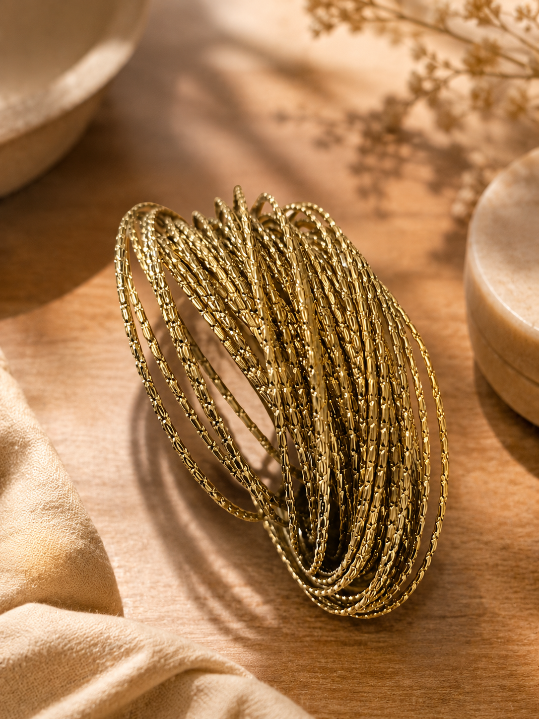 Bangle - Brass Finish Style 2