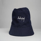 100 % Cotton Adiyogi Bucket Hat - Navy Blue