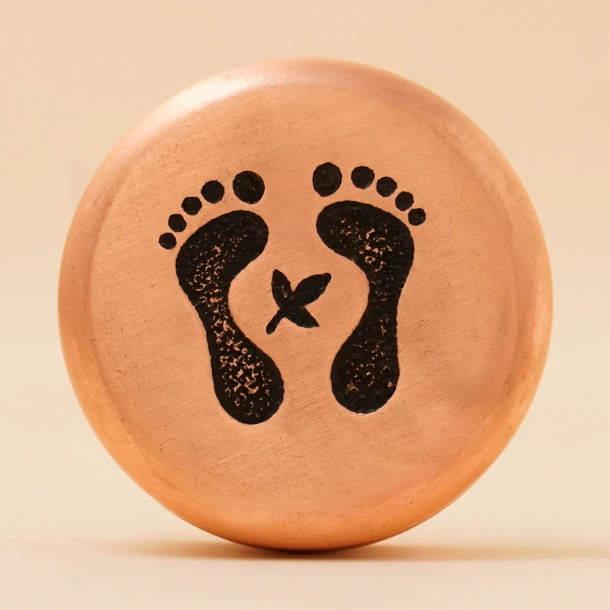 Copper Vibhuti Storage Pot (Small) - Padam