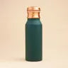 Copper Water Bottle - Green 350 ml