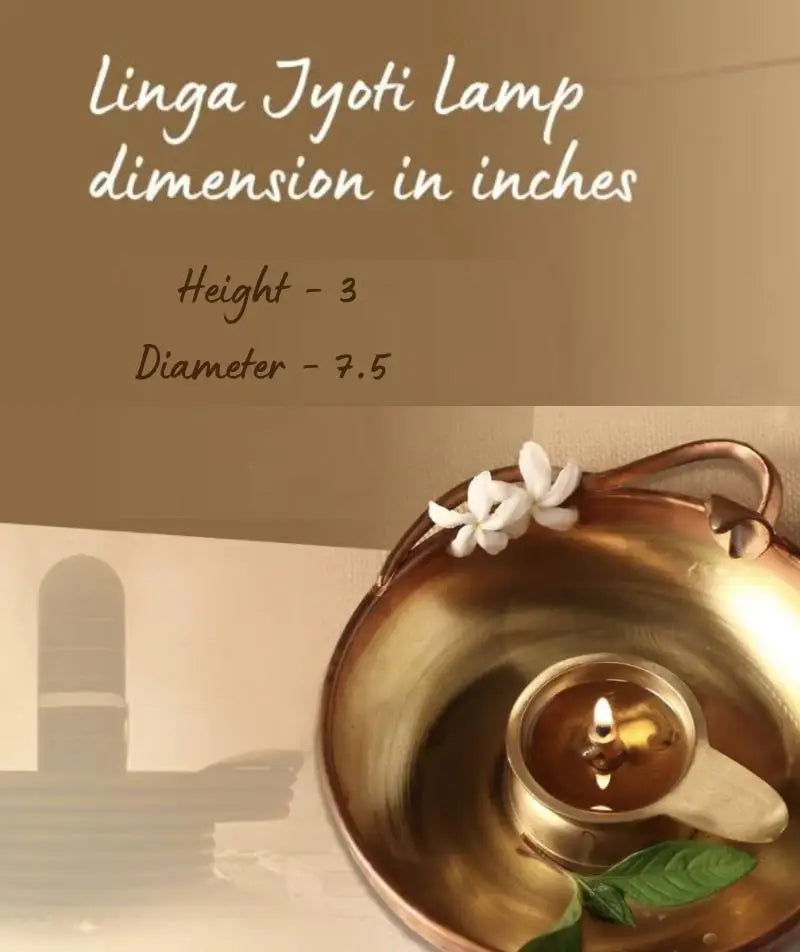 Energised Linga Jyoti Lamp