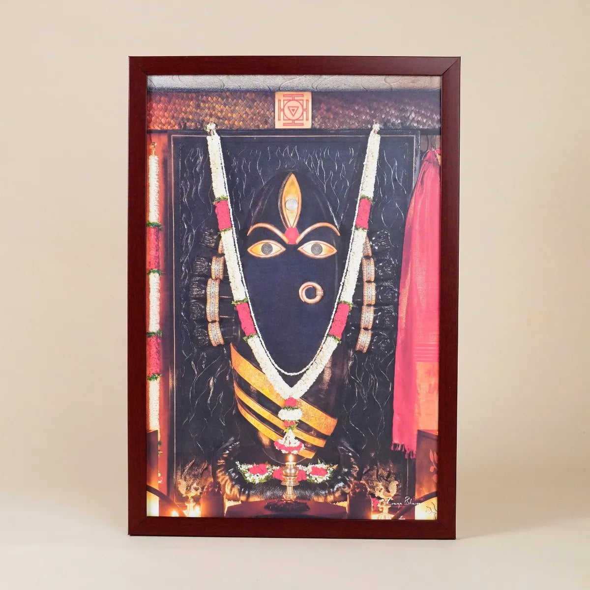 Linga Bhairavi with Bangles Photo Black (12x18)