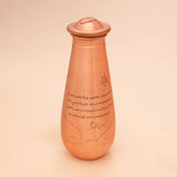 Copper Water Bottle Engraved with Sadhguru Quote, 700 ml