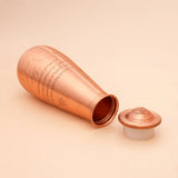 Copper Water Bottle Engraved with Sadhguru Quote, 700 ml