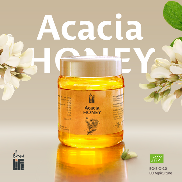 Isha Raw Organic Acacia honey