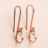 Sacred Sarpa Drop Earrings - Copper