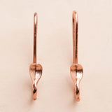 Sacred Sarpa Drop Earrings - Copper