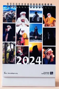 Sadhguru table top calendar 2024