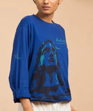 Unisex Adiyogi T-Shirt - Blue