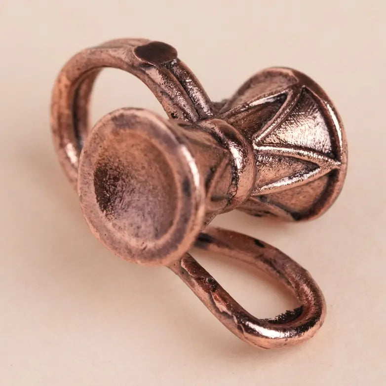 Unisex Damru Ear Cuff - Copper