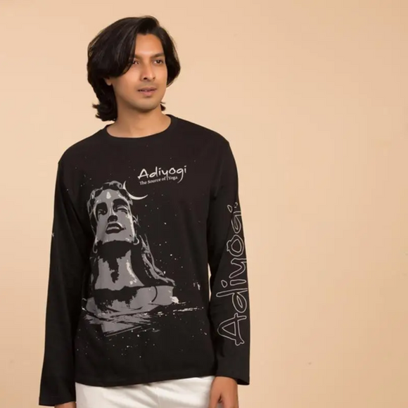 Unisex Adiyogi T-Shirt - Black