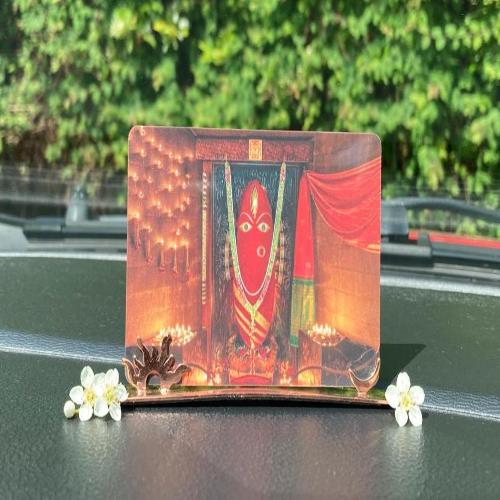 Car Stand Photo Devi(KumKum)/Sadhguru