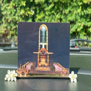 Car Stand Photo Dhyanalinga/Sadhguru