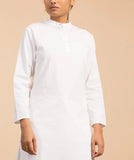 Womens Organic Cotton Sadhana Kurta - White