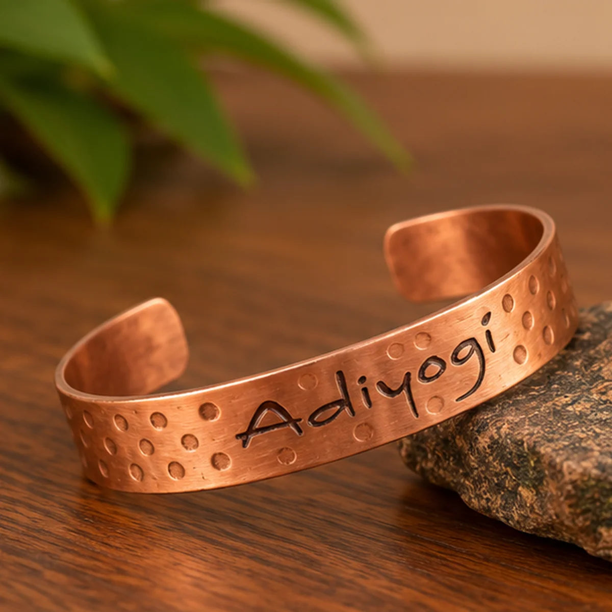 Adiyogi Copper Cuff