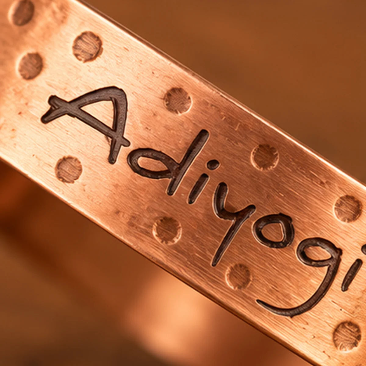 Adiyogi Copper Cuff