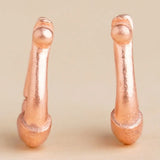 Adiyogi Copper Earring
