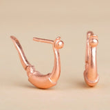 Adiyogi Copper Earring