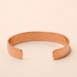 Chakra copper cuff. Crafted with the mantras of the seven chakras.