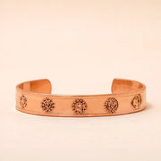 Chakra Copper Cuff