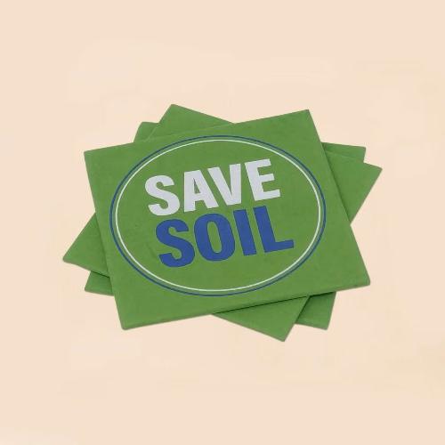 Save Soil Coasters ( Set of 3 )
