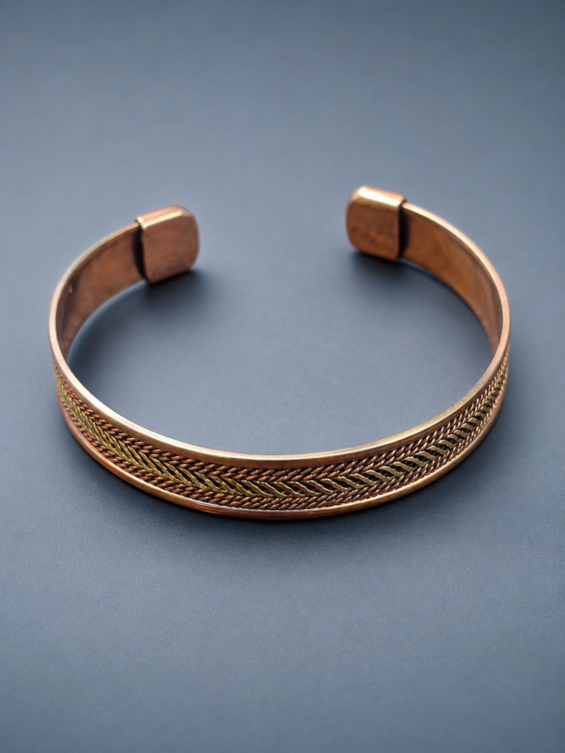 Two Tone Copper Cuff