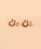 Adiyogi Copper Earring