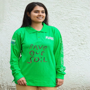 Save Soil LS - Collar T-Shirt