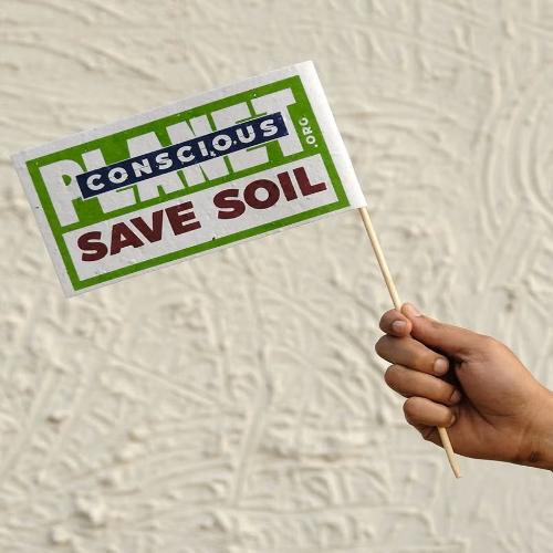 Save Soil Flag