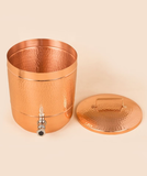 Hammered Copper Water Storage Pot