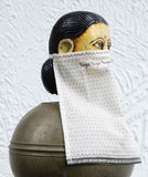 Yogeshwaraya Single Layer Cotton Face Mask - Black Leaf