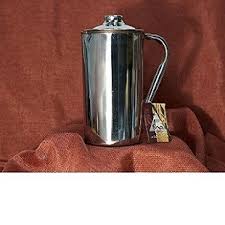 Copper Water Jug in Stainless Steel Finish