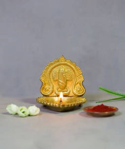 Linga Bhairavi Brass Lamp