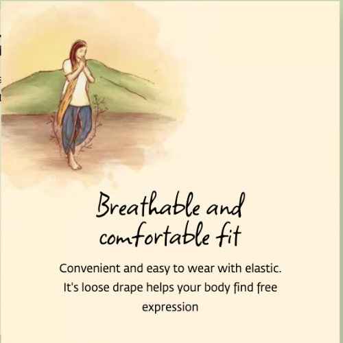 Dhoti- Black Cotton