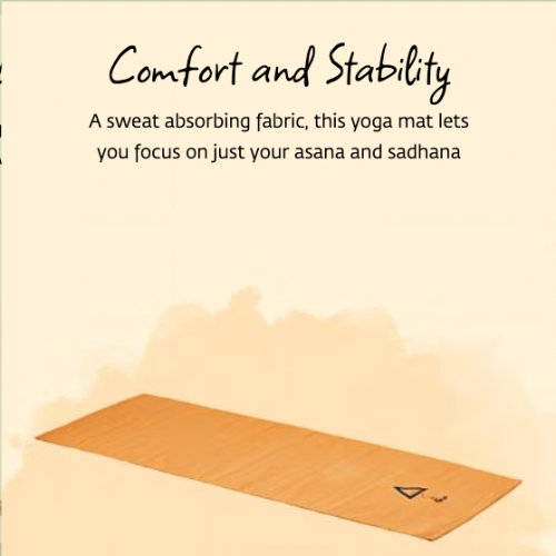 Isha 100% Cotton Yoga Mat