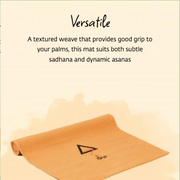 Isha 100% Cotton Yoga Mat