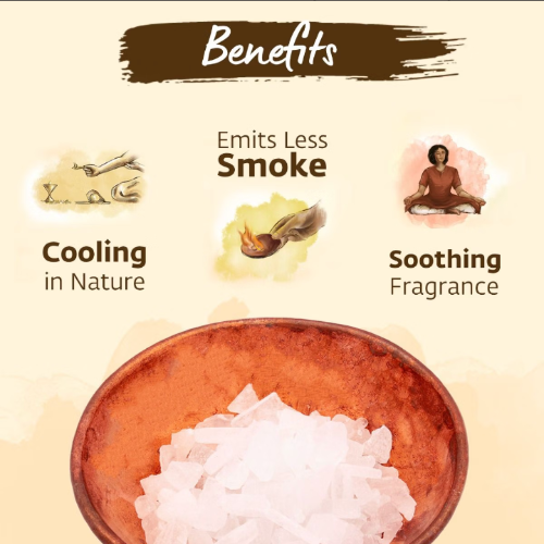 Camphor, less smoke