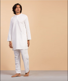 Mens Organic Cotton Sadhana Kurta - White