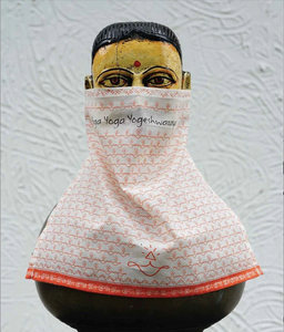 Yogeshwaraya Single Layer Cotton Face Mask - Lamp