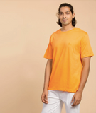 Unisex Organic Cotton Short Sleeve Sadhana T-Shirt - Orange