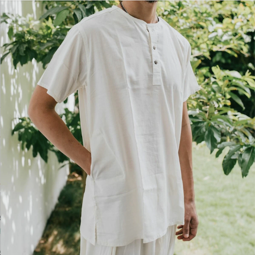Undyed Cotton Kurta - Off-White